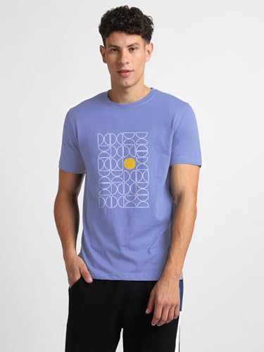 Image of Nobero Men's Regular Graphic Printed T-Shirt for Men | Soft Cotton | Classic Fit | Printed Casual Tshirt for Men