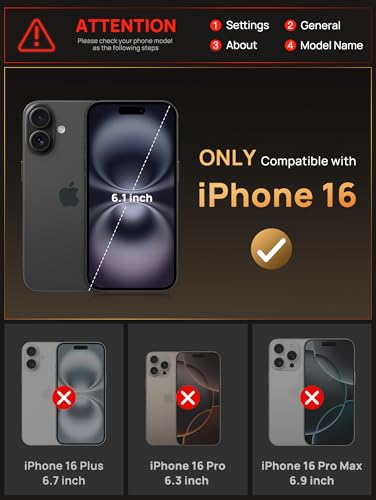 Image of Vihibii for iPhone 16 Case Wallet with Card Holder (4 Cards) [RFID Blocking] & Slide Camera Cover, Military Grade Drop Protection, Rugged Back & Silicone Edge Phone Cover, 6.1 inch 2024, Rose Gold