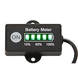 [Szenenanwendung] - Das Mini-Batterieleistungsmessgerät eignet sich zur Anzeige des Zustands einer 12-V-24-V-Blei-Säure-Batterie. 30 Sekunden automatischer Ruhezustand, um Energie zu sparen und Batterieentladung zu vermeiden