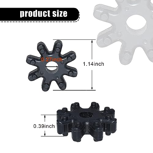 Jawmoy JAJL501BL-0808 4 Pcs 56315-2K000Fff Flexible Steering Coupler Replacement, Automotive Power Steering Coupler thumb #1