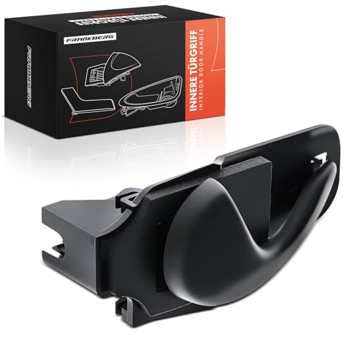 Frankberg Tirador Manijas de Puerta de Coche Interior Izquierda delantera Texturizado Negro Compatible con Doblo MPV Doblo Furgoneta/MPV Palio Hatchback Palio Weekend Touring Replace# 735308515