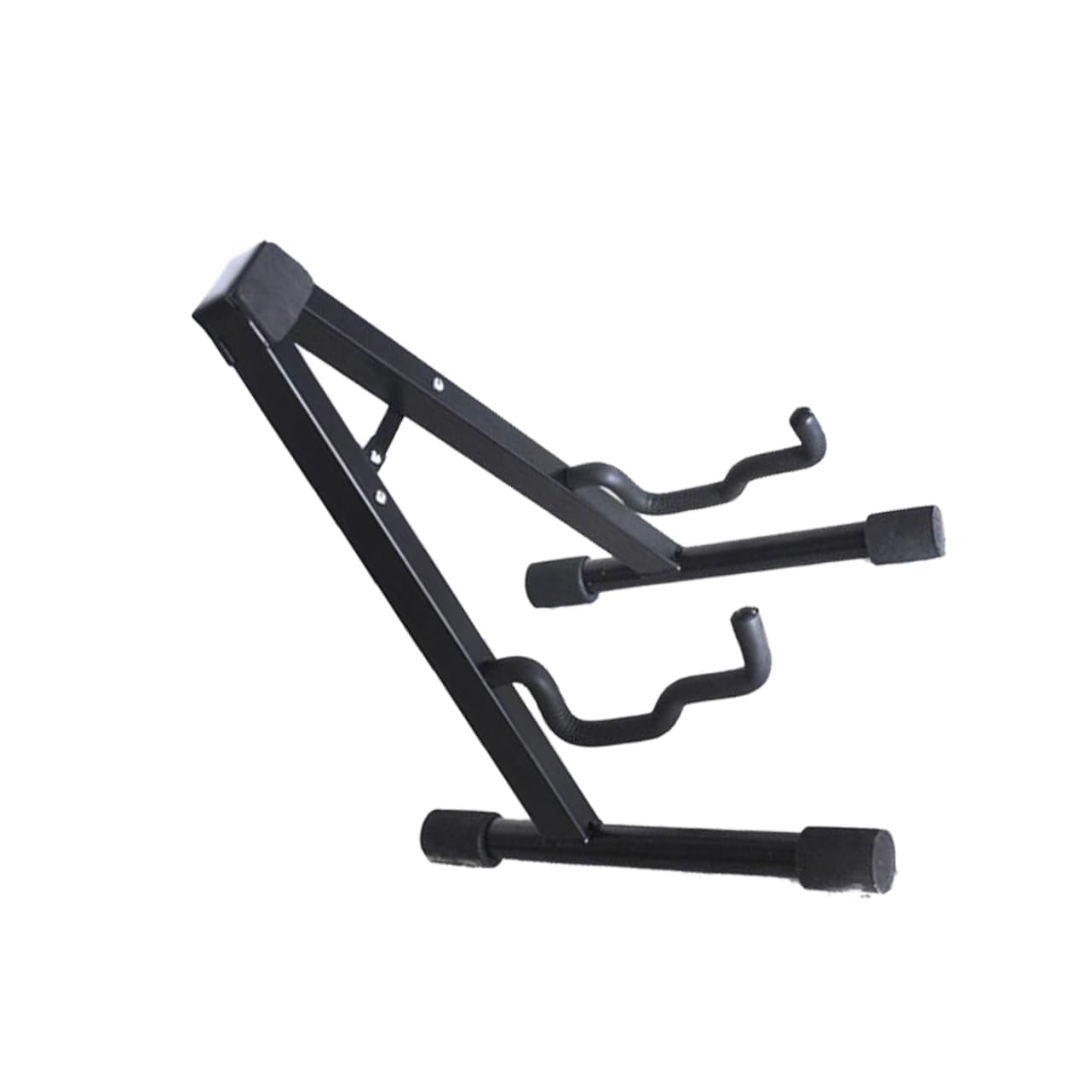 VANZACK Vertical Non Slip Guitar Stand Durable Metal a Shaped Holder for Acoustic Electric Bass Guitars and Ukuleles Lightweight and Portable Design Black