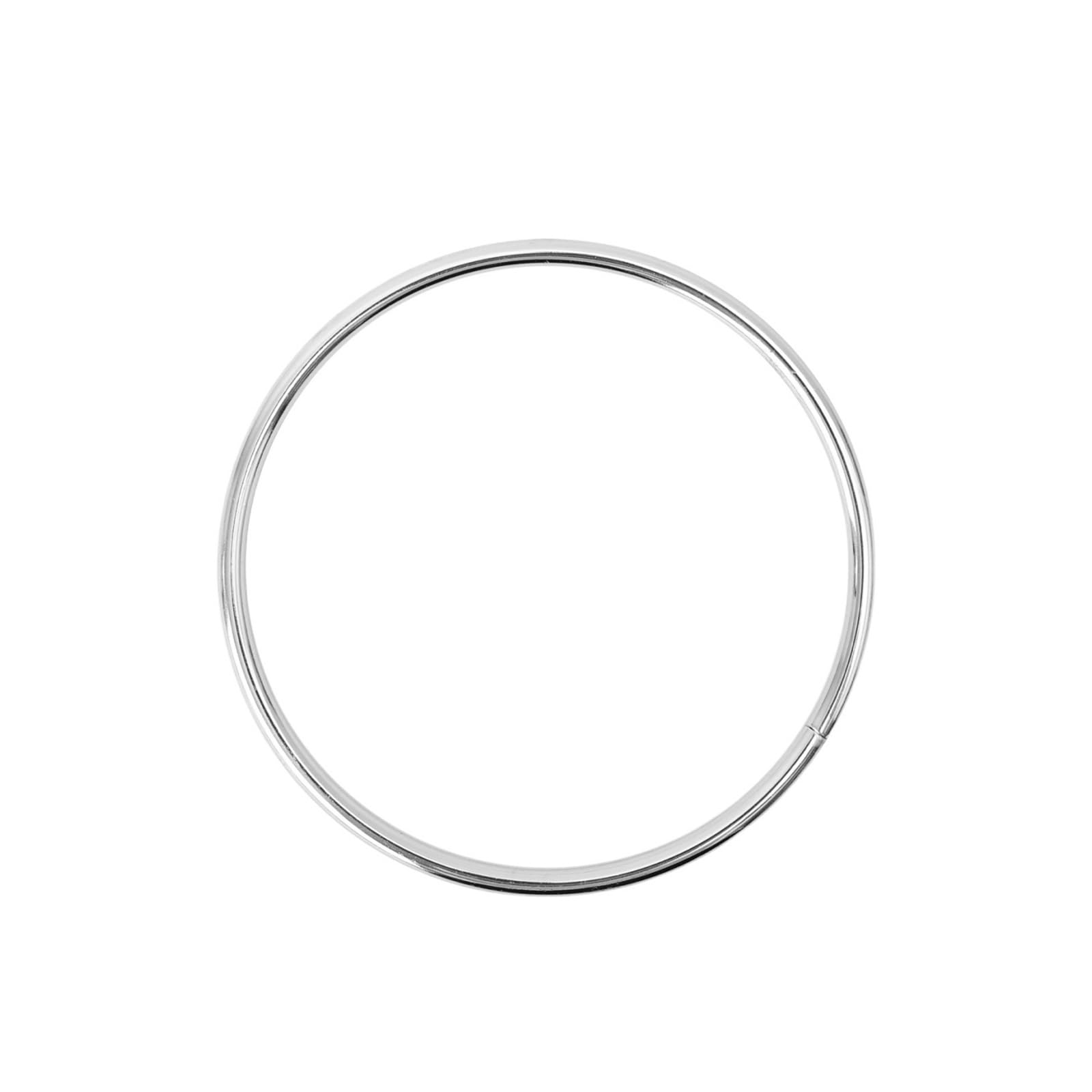 MRKU Asa de Madera para Bolso, Accesorios para Bolsos, Manualidades, Bricolaje, Redondo, 2 Piezas, Elegante, Redondo, con Anilla en O, Correa de Metal de Repuesto para Bolso, Hecho a Mano.
