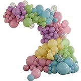 Large Unicorn Balloon Garland Kit - 104pcs 16Ft, Pastel Balloons Arch Baby Shower, Birthday, Wedding, Graduation, Gender Reveal Party Supplies, Centerpiece DIY, Backdrop Rainbow Girl Candy Decorations
