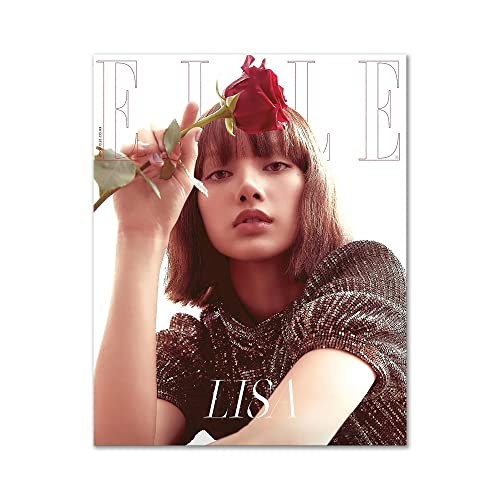 [ Magazine ] ELLE Korea Lisa May [ Incl. Lisa photocard ] (Cover B)