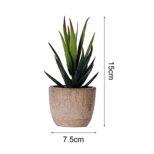 Academyus Fake Succulent Bonsai Nice-Looking Ornamental Realistic Mini Artificial Succulent Plant Fake Flower Bonsai For Living Room #TOP5