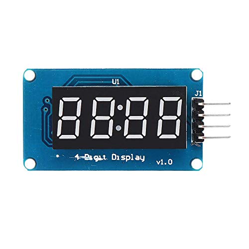 Image of TM1637 4 Bits Digital Tube LED Display Module With Clock Display for Arduno