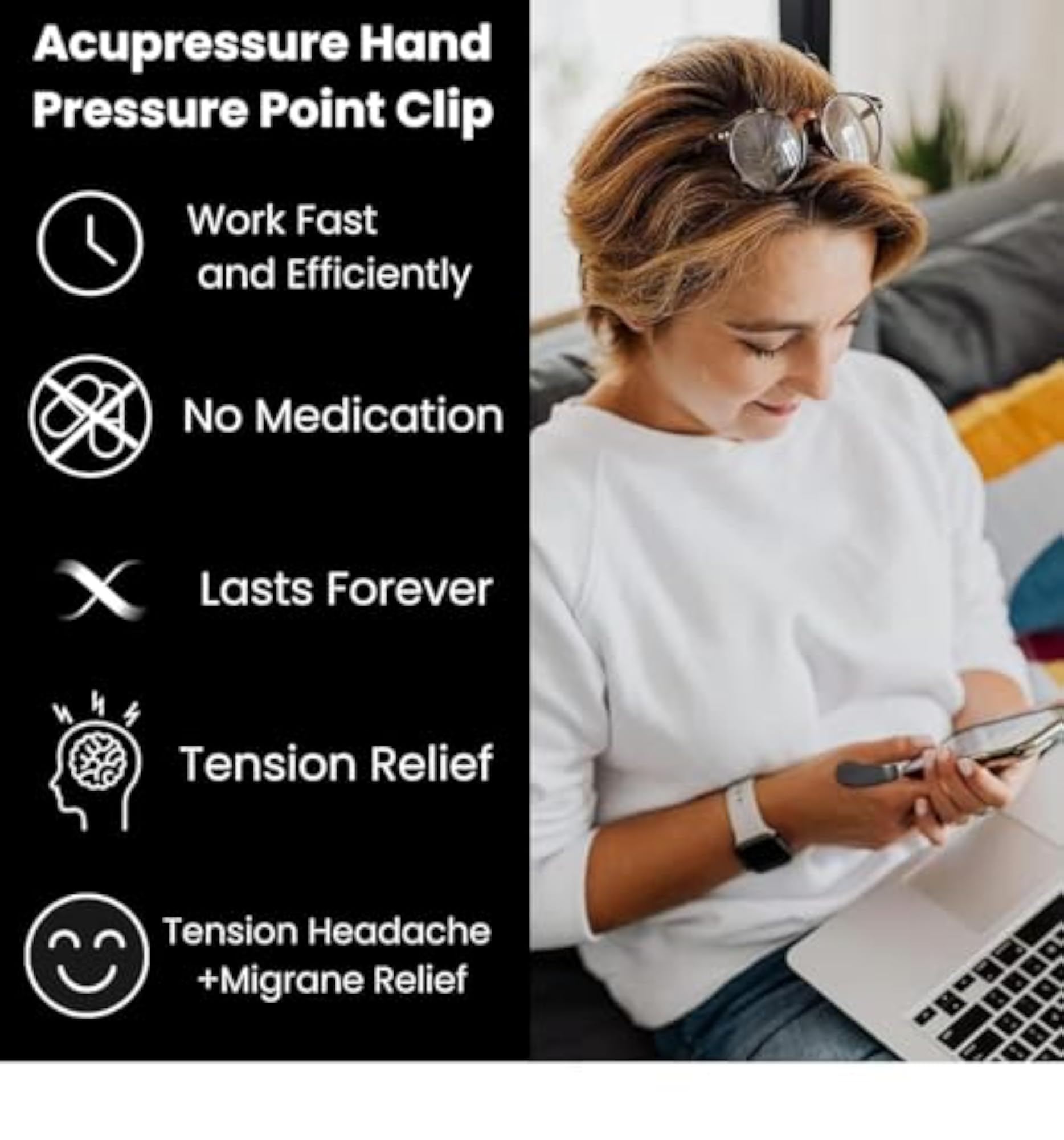 Sugar Control Acupressure Clip, Pack of 4