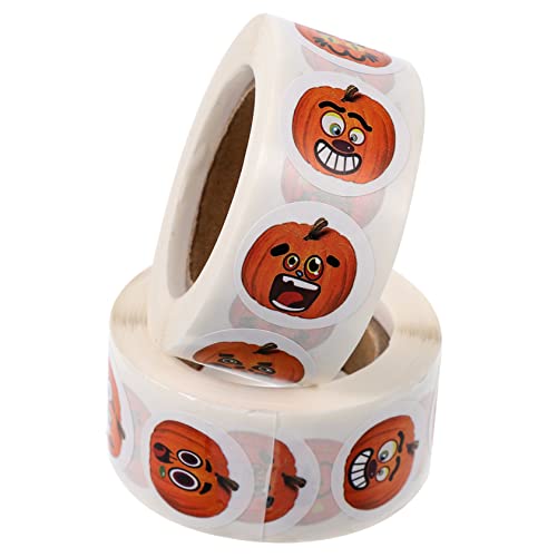Lurrose 4rollen Halloween Aufkleber Für Geschenktüten Sealing Labels Mit Lustigen Motiven Für Dekoration Und Halloween Feiern Pro Leicht Und Tragbar