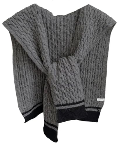 Sweater Shawl Wraps for Women Designer Pashmina Shawl Retro Shoulder Top Trendy Scarf Cashmere Cover Up Poncho Cape Coat 2025