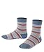 Produktbild FALKE Haussocken Mixed Stripe Baumwolle Kinder schwarz blau viele weitere Farben verstärkte Hüttensocken mit Muster atmungsaktiv Noppendruck rutschhemmend auf der Sohle gestreift 1 Paar
