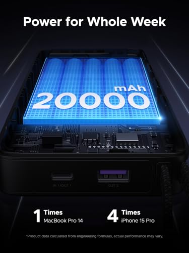 UGREEN Nexode 20000mAh 67W Built-in USB-C Power Bank - image 4
