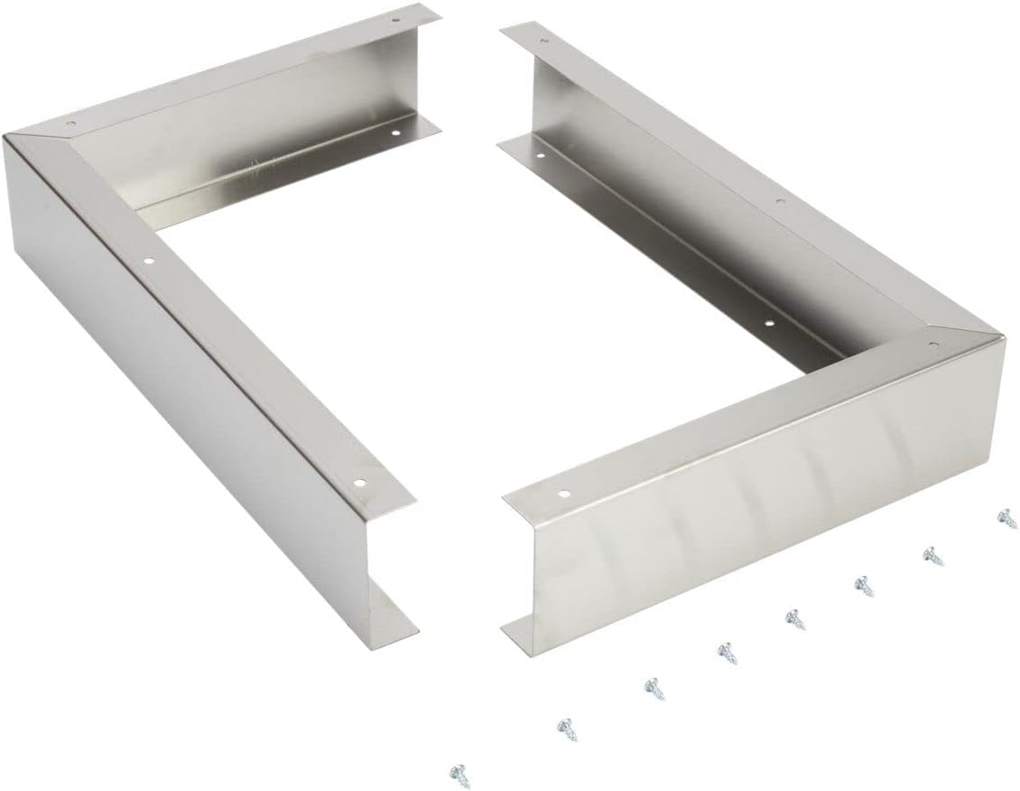 Whirlpool 8171339 Genuine OEM Side Panel Kit For Microwaves – Replaces 779208, PS390584, W10834042, Stainless steel
