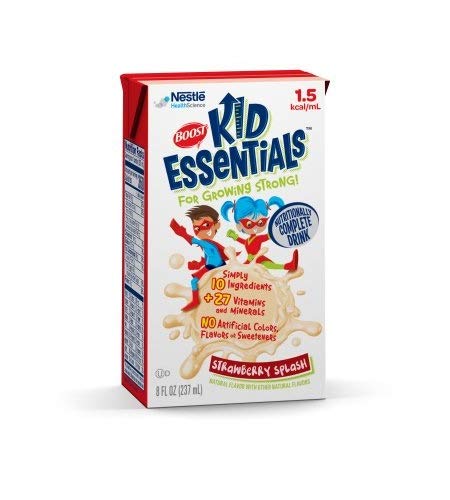 Boost kid essentials 1.5 cal, strawberry splash, 8 ounc…