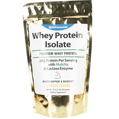 DrFormulas Organic Matcha Whey Protein