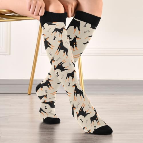 Image of Compression Socks for Women & Men Knee High Socks | Circulation, Medical, Running, Athletic, Nurse, Travel, 1 Pair