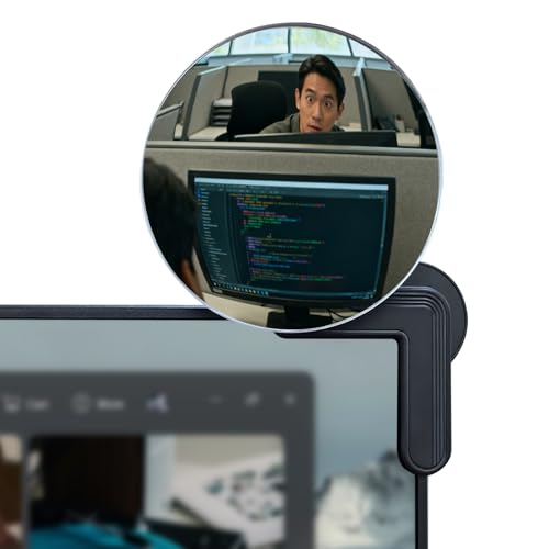 Nnaningo Clip On Mirror For Computer Monitor, Laptop...
