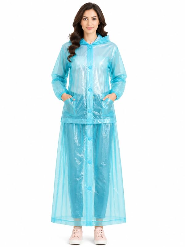 Image of Romano nx 100% Waterproof Rain Skirt Top Jacket for Women Rain Coat with 3 Years Warranty in 28 Colors