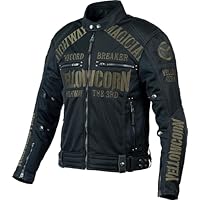 YELLOW CORN メッシュバイクジャケット Mサイズ BK/GM Amazon | [イエローコーン] メッシュジャケットBB-2104-YE-LL