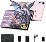 【8600mAh Batteria + Caméra 13 MP + 5 MP + 2 MP】Tablette est équipée d'une grande batterie de 8600 mAh. Elle offre une puissance suffisante et une très longue durée de vie.Le mode d'économie d'énergie intelligent enregistre clairement la consommation d'énergie de l'application et prolonge la durée de vie de la batterie. La caméra frontale de 5 MP et la caméra arrière de 13 MP+2 MP vous permettent de prendre de meilleures photos et vidéos.