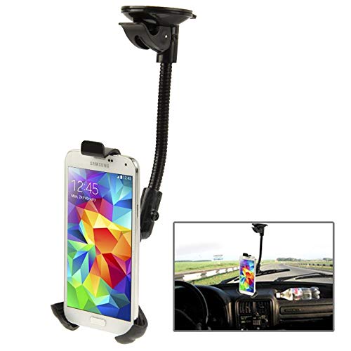 ChaoweisCar phone holder WR Universal 360 Degrees Rotation Suction Cup Car Mount Holder, For iPhone, Galaxy, Huawei, Xiaomi, Lenovo, Sony, LG, HTC and Other Smartphones(Black)