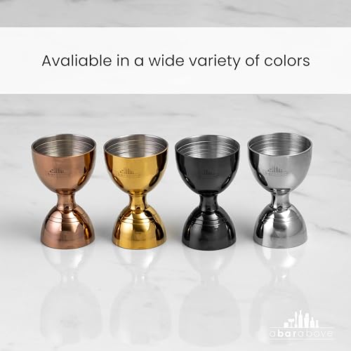 A Bar Above Bell Jigger, 10 Measurements, Stainless Steel, Black, 1 Pack by A Bar Above - Image 8