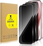 3 Pack Protection de l'écran de confidentialité pour iPhone 15 [Verre trempé anti-spy], Ultra HD, Anti-rayure, sans bulles, installation facile 9H Verre de protection pour iPhone 15
