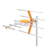 470mhz-860mhz antena exterior para dvbt2 hdtv isdb-t atsc de alta ganancia de la señal de televisión