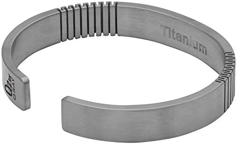 QRAY Q2 Pure Titanium 100% Pure Titanium Golf Athletic Bracelet (Small)