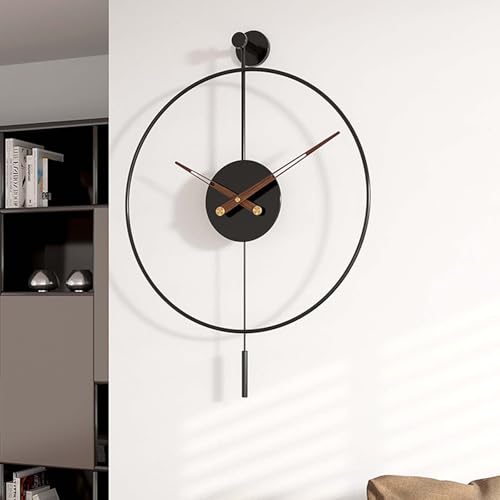 Pendule décorative de salon en noyer pour sublimer votre intérieur moderne