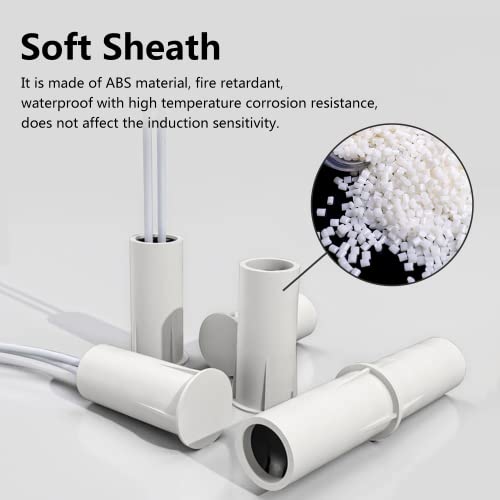 Watris Veiyi Interruptor magnético com sensor de janela de porta com fio de 10 peças NC, sensor de j