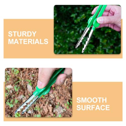 Supvox Gartenpinzette Edelstahlpinzette Große Lange Pinzette Pflanzenpinzette Bonsai-Pinzette Für Gartenpflanzen