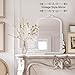 Antique Mirror for Wall Traditional Ornate Arched Baroque Mirror Vintage Wooden Hanging Arendahl Mirror Decorative for Bedroom Living Room Entryway Bathroom Fireplace Decor 20