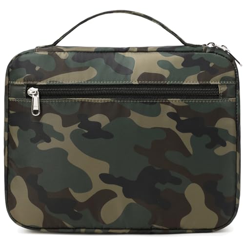 Octsky Bible Book Covers for Boys, Kids Bible Case with Pocket, Camo-1