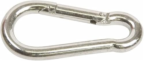Zinc Plated Snap Hook 2-Piece Set, 7 mm x 70 mm Size