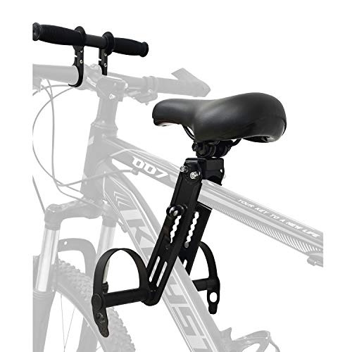 GY-Lmap Kids Bike Seat for Mountain Bikes Front Mounted Bicycle Seats for Toddler Children 2-6 Years (up to 50 Pound) Compatible with All Adult MTB Carrier Front Mount with Handlebar Easy to Install