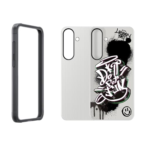 Samsung EF-JS936 Étui de Protection Robuste pour Galaxy S25+ avec Cartes au Design Graphite et Neutre Noir