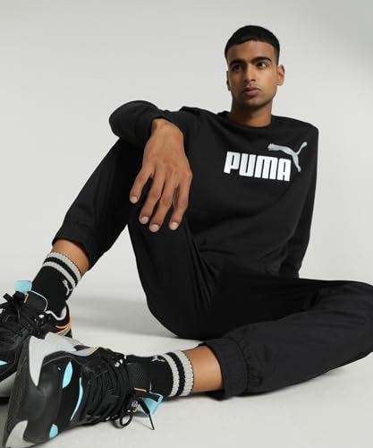 Image of Puma Men Cotton, Crew Neck Sweatshirt