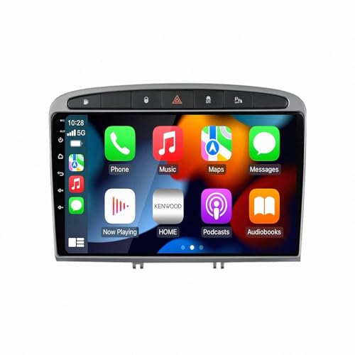 Pantalla Carplay para Peugeot 308, revive tus viajes con GPS y manos libres.