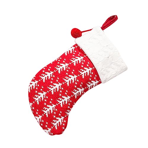 Cabilock 1 Pc Calcetines navideños Christmas Tree Xmas Tree navideños decoração de Natal Cortina de Luces de Hadas Navidad decoración de Medias Decoración del hogar Tela no Tejida
