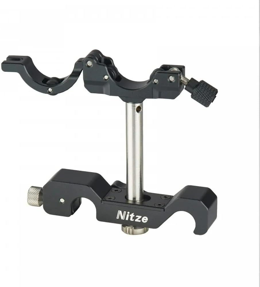 Generic Nitze Lens Support Compatible with LAOWA 24MM T14 2X PERIPROBE Lens for DSLR Shoulder Support Rig System, Black, N04E2