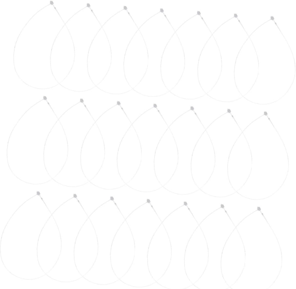 Plastic Snap Fasteners for Clothing Tags, 3 Inch (8.5cm) Round Head, 3000 Pieces Pack, Sturdy Price Tag Strings for Retail and Sewing Projects