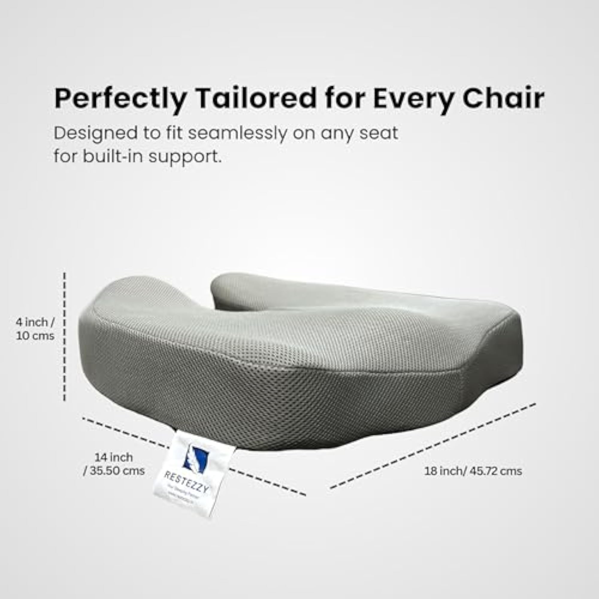 Ergonomic Seat and Back Support Cushion Set