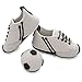 Bombasei Zucker / Fondant Fussball-Schuhe weiss/schwarz, 107 g
