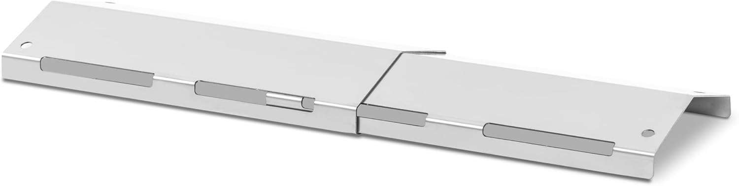 gardivo Aromaschienen verstellbar Edelstahl Premium Universal gasgrill Brennerabdeckung einstellbar Flavorizer Bars zubehör hitzeschild Brennerabdeckung Flammenblech Flammenverteiler (4)