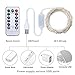 YIHONG 66ft 200LEDs Fairy String Lights USB Powered,8 Modes Remote Control Twinkle Lights with Timer Firefly Lights for Garden Patio Bedroom Indoor Decor - White