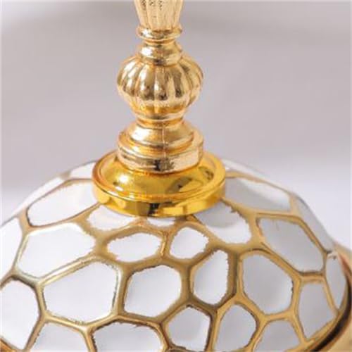 Vase en céramique plaqué or JFDBGU ustensile à fleurs design salon