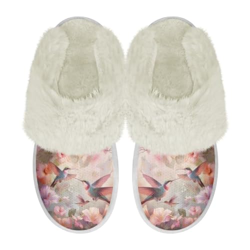 Forchrinse Red Mushroom Ladybug Slippers for Women Memory Foam Fuzzy House Slippers Animal Print Plush Warm Slippers Scuff for Indoor Bedroom Outdoor2