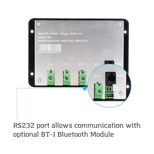Renogy 12V/24V 30A Adventurer PWM Solar Charge Controller Negative Ground by Renogy - Used condition - Image 5