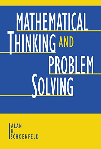 Mathematical Thinking and Problem-Solving (Studies in Mathematical Thinking and Learning) view 2